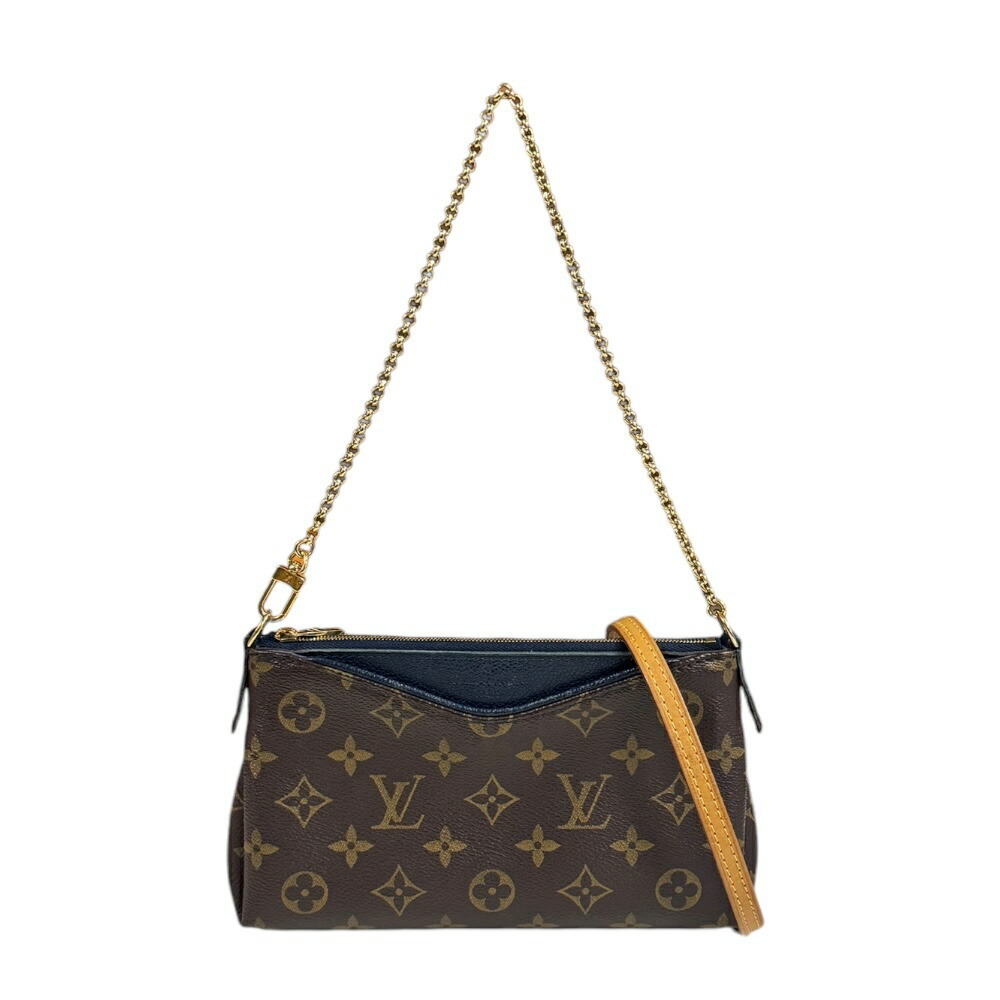 Louis Vuitton Paras Scratch Monogram Shoulder Bag Brown